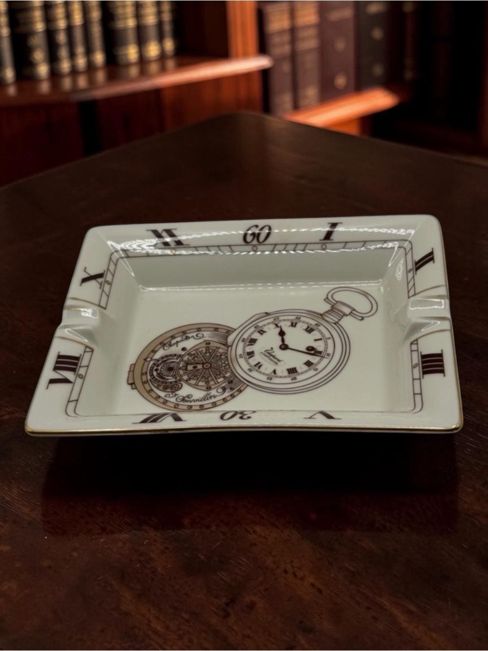 Chopard Limited Edition Limoges France Porcelain Ashtray Trinket Tray No Box